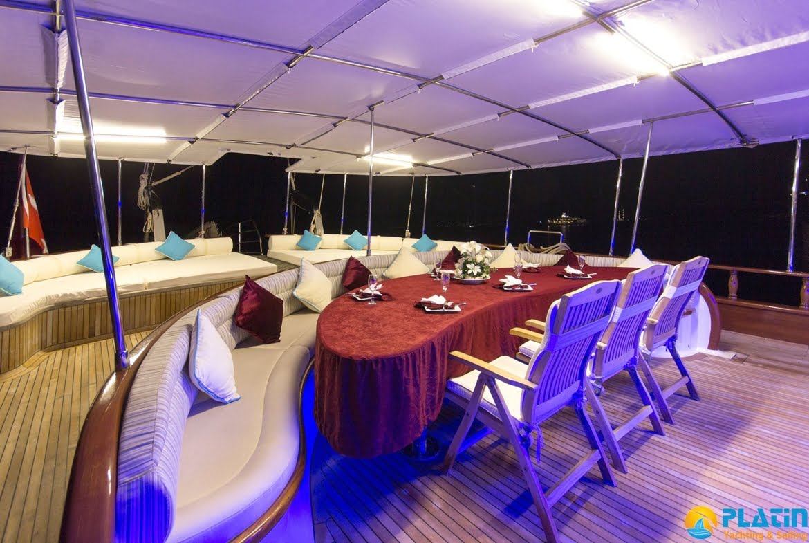 Berrak Su Gulet Yach Charter in Bodrum Marmaris Turkey Greece Island