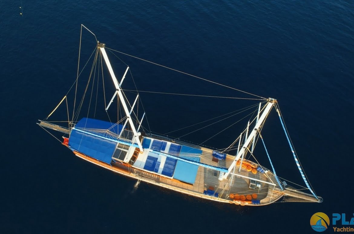 semercioglu gulet yacht 40 meters 10 cabins 20 passanger gulet Fethiye Marmaris bodrum Turkey