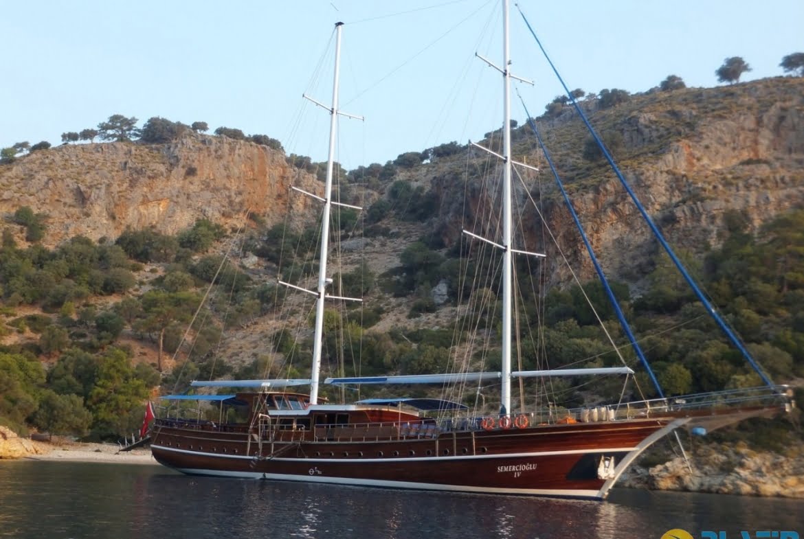 semercioglu gulet yacht 40 meters 10 cabins 20 passanger gulet Fethiye Marmaris bodrum Turkey