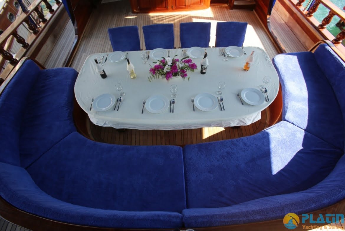 semercioglu gulet yacht 40 meters 10 cabins 20 passanger gulet Fethiye Marmaris bodrum Turkey