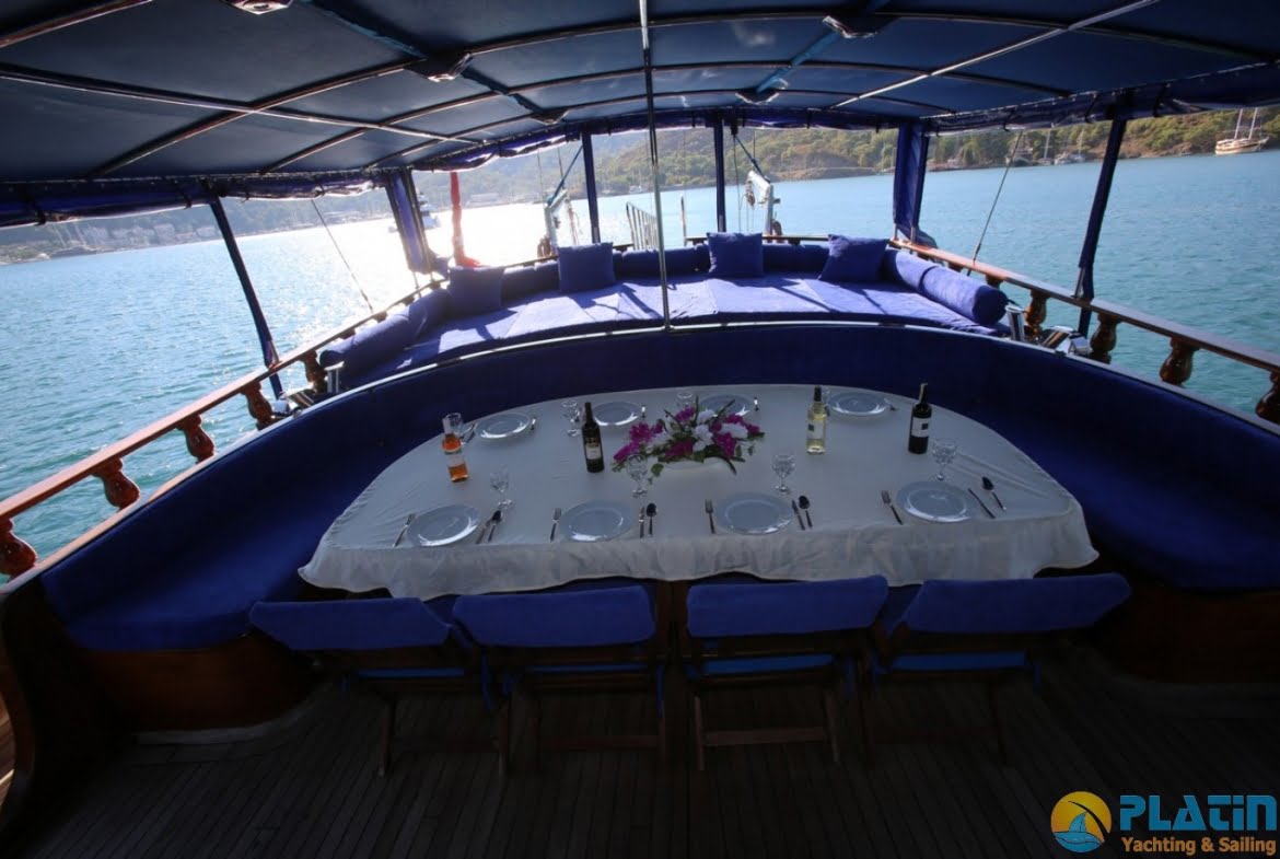 semercioglu gulet yacht 40 meters 10 cabins 20 passanger gulet Fethiye Marmaris bodrum Turkey